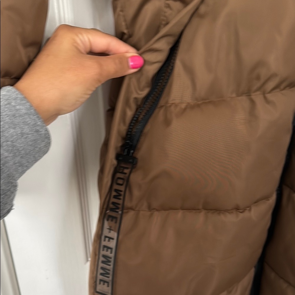 Brown Jacket with Faux Fur Trim - Picture 2 of 8